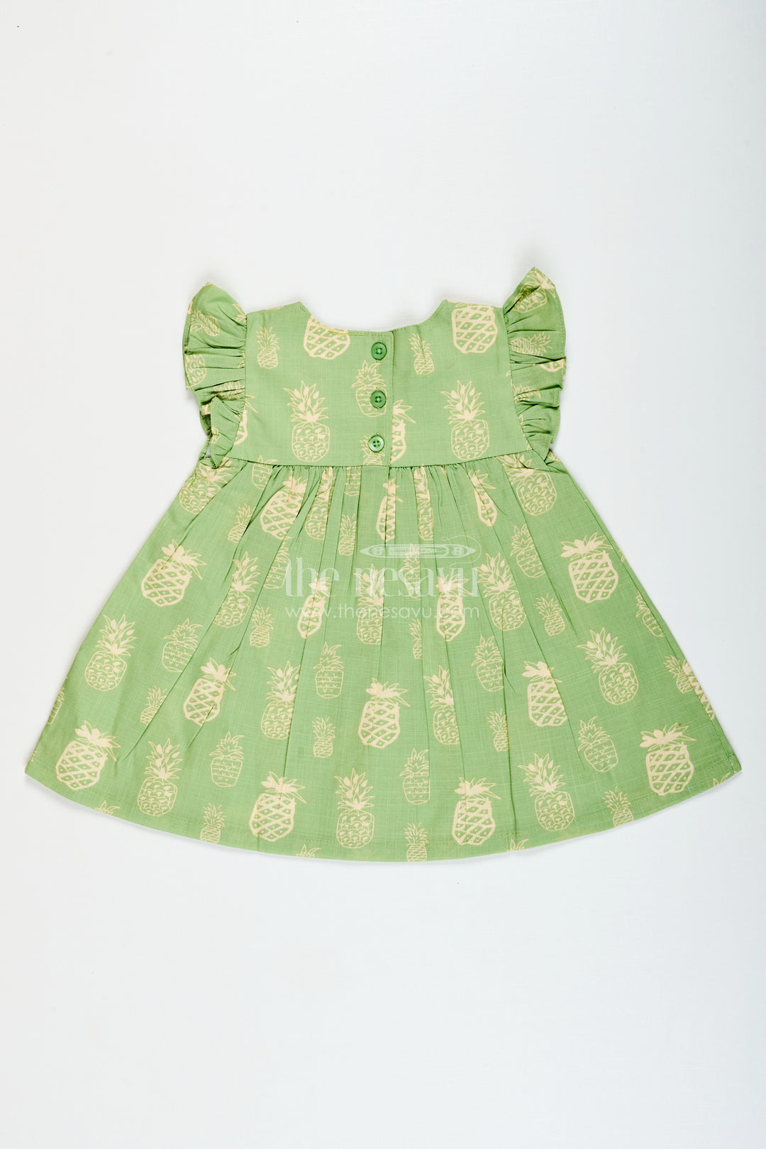 Girls printed cotton frock for playdates and casual everyday fun