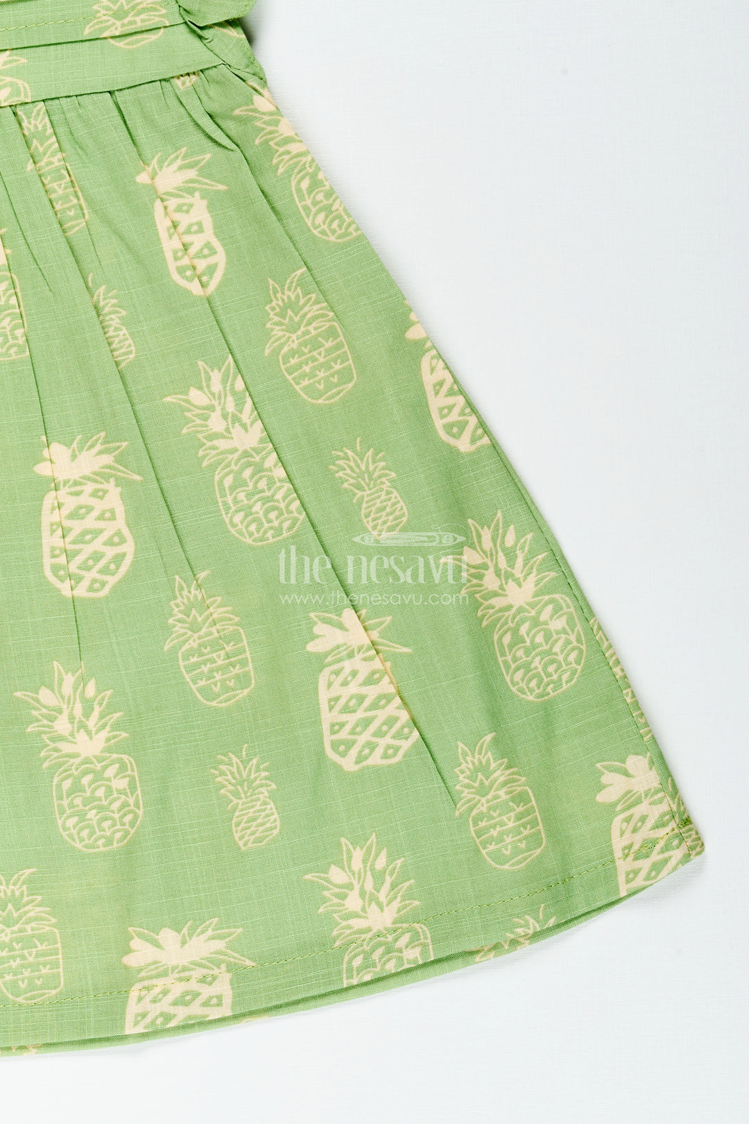 Girls printed cotton frock for playdates and casual everyday fun