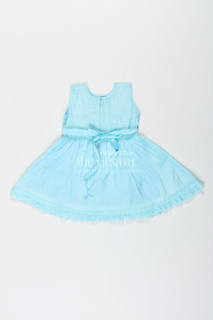 Baby girl sleeveless frock for birthday and photo day dressing