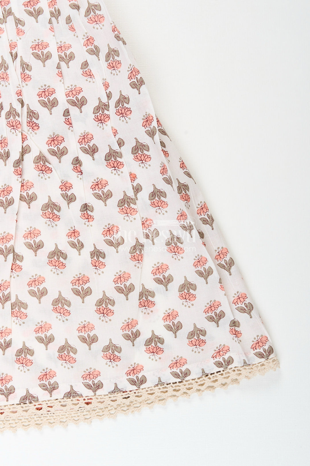 Baby girl cotton frock with ethnic prints for everyday styling