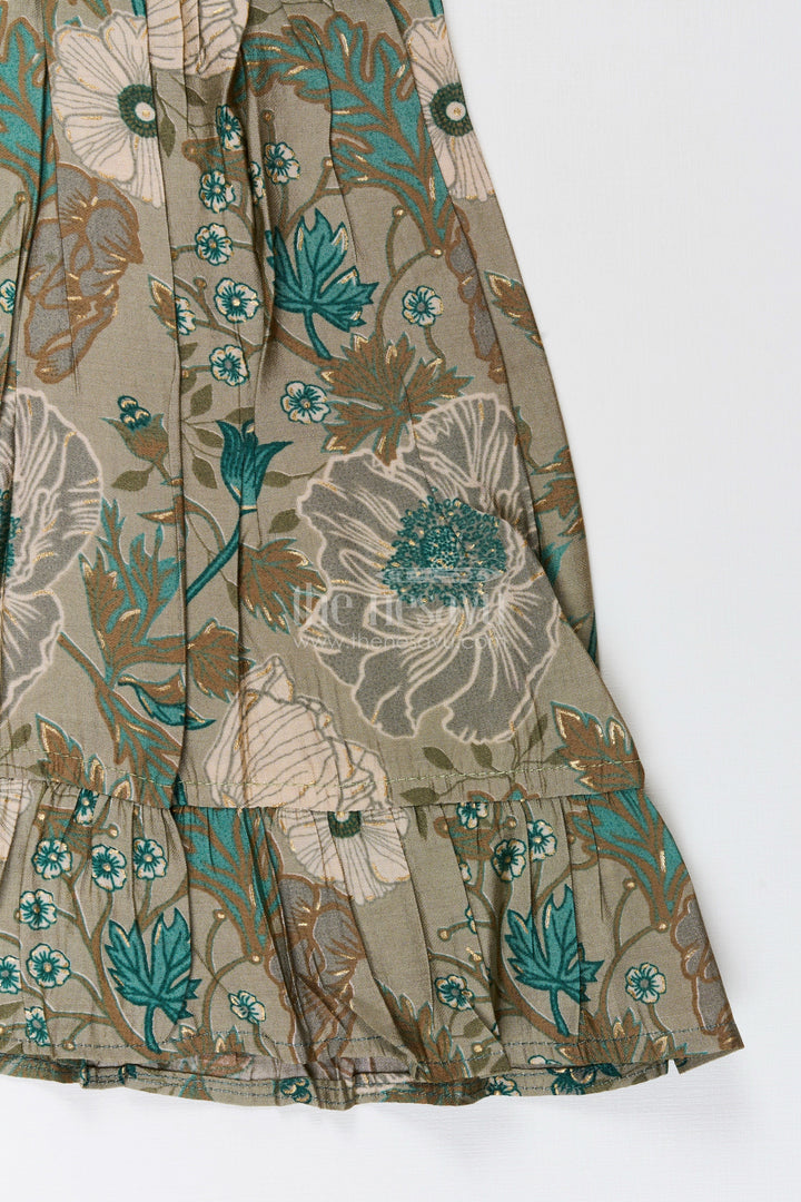 Girls modal silk frock for festive events and wedding functions