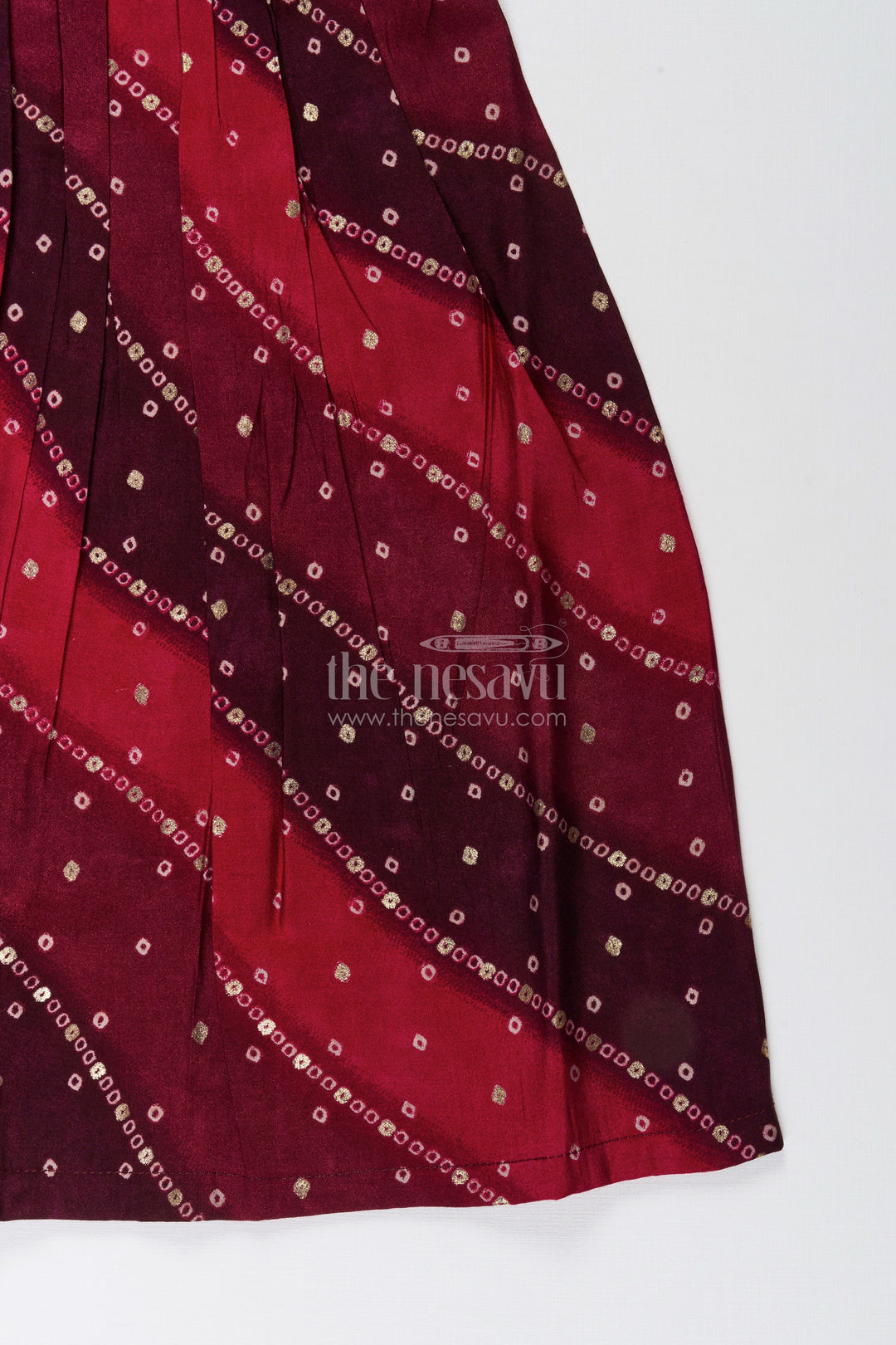 Girls printed frock for school functions and casual celebrations