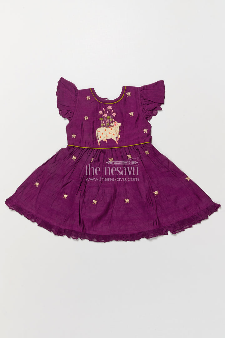 Toddler Girl Frock for Festive Functions and Weddings