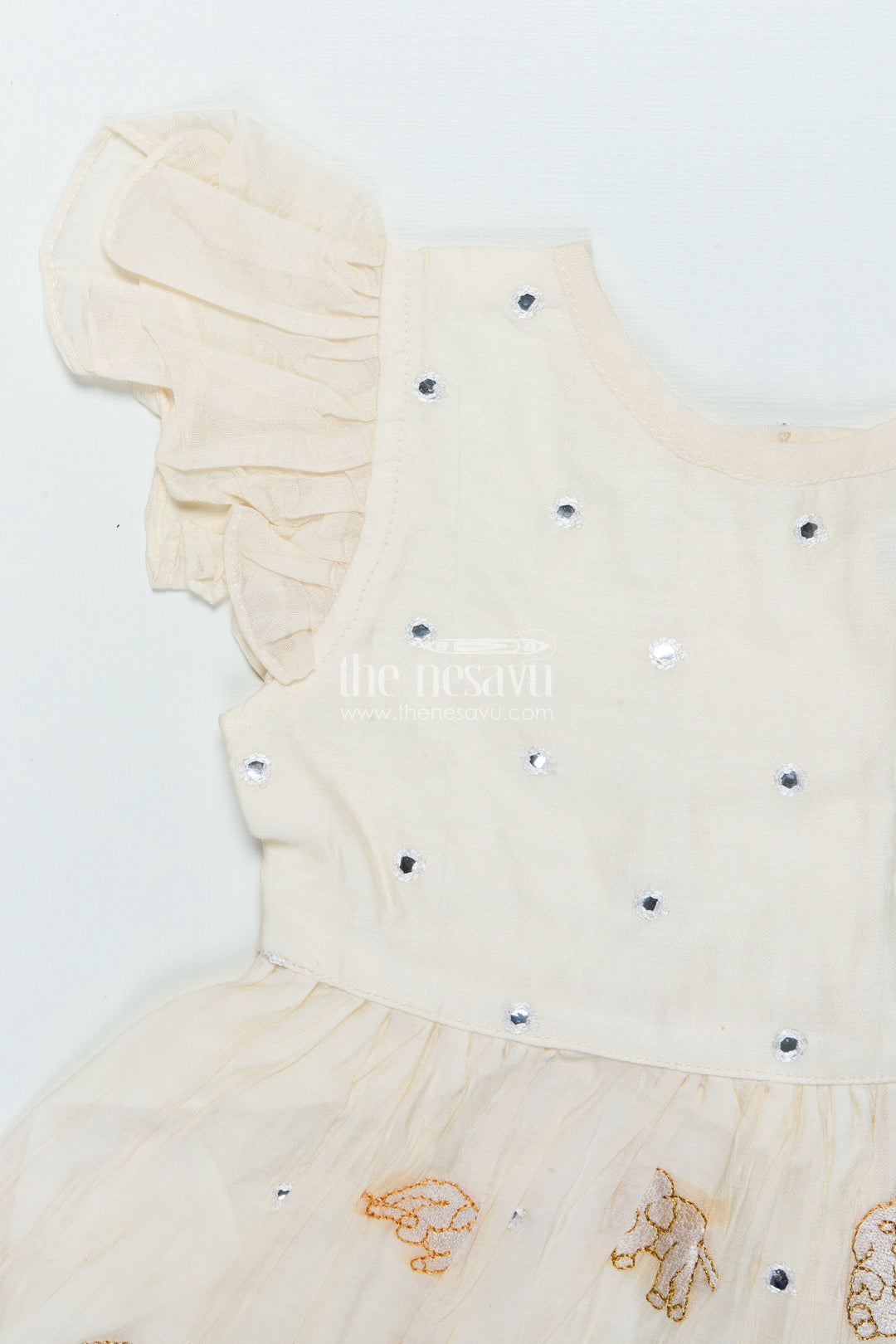 Festive Chanderi Frock for Baby Girls for Cultural Events and Rituals