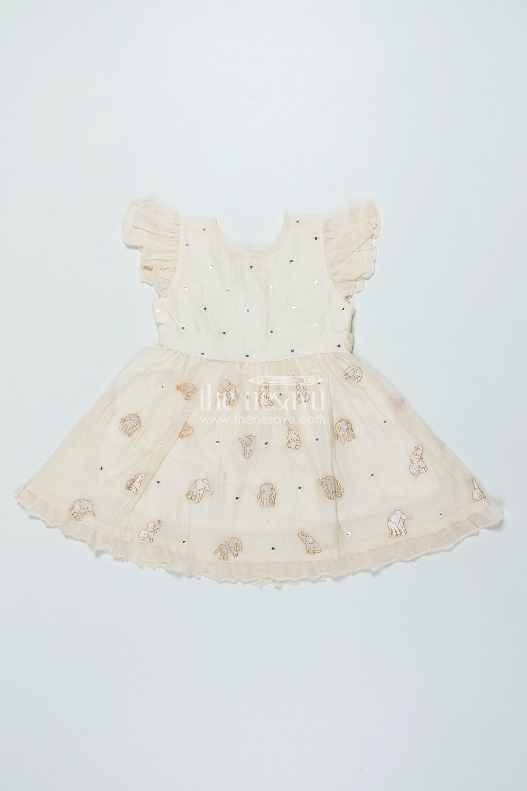 Festive Chanderi Frock for Baby Girls for Cultural Events and Rituals