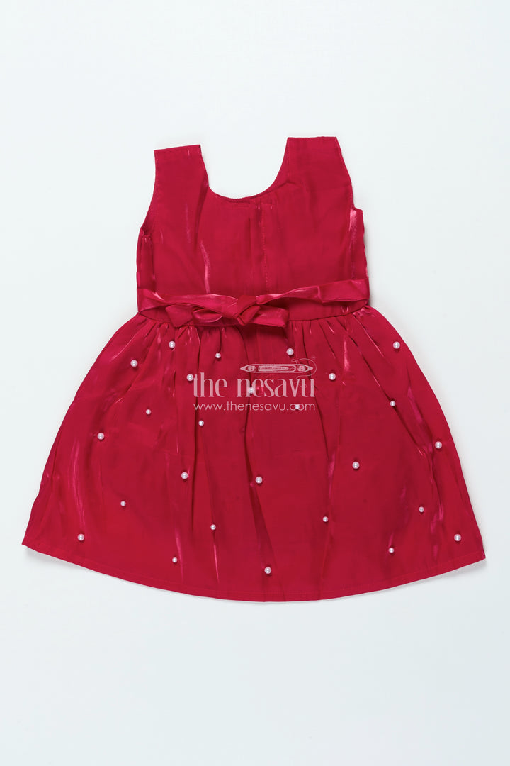 Satin Fancy Frock for Girls for Birthdays and Festive Evening Parties