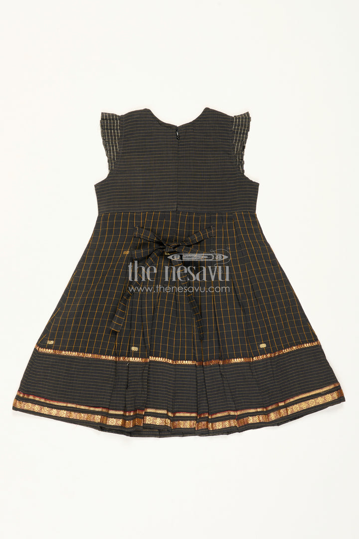 Girls Cotton Frock for Cultural Events and Festive School Functions