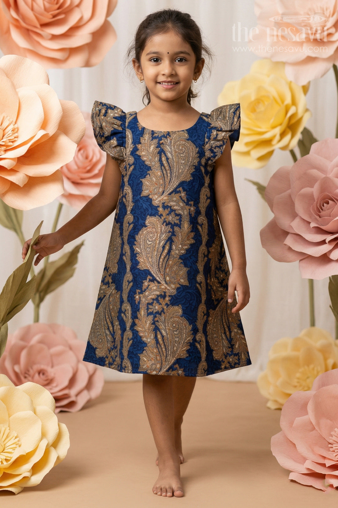 Toddler Girl Frock for Weddings and Ethnic Day Celebrations