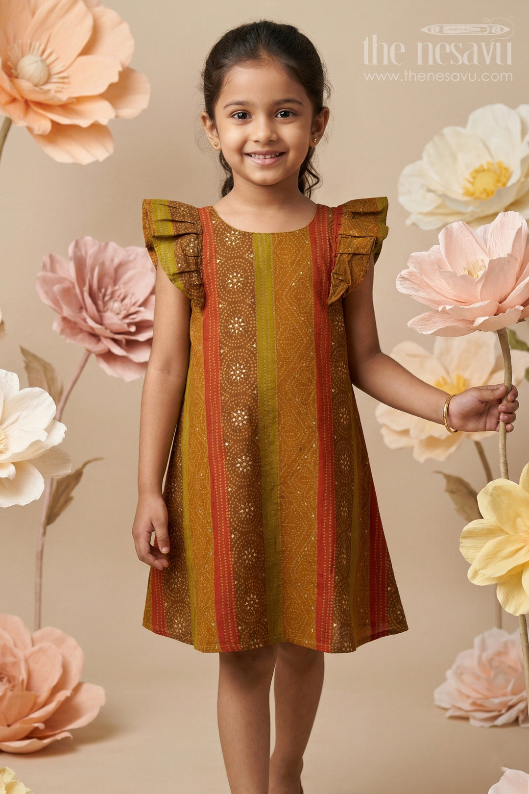 Toddler Girl Festive Frock for Diwali and Wedding Season