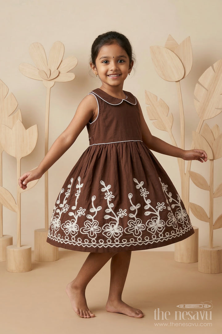 Girls Cotton Frock for Festive Occasions and Family Functions