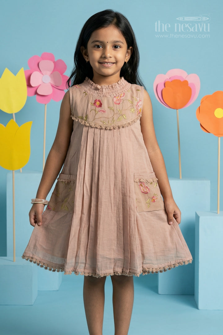 Girls Cotton Frock for Casual Outings and Comfortable Summer Wear