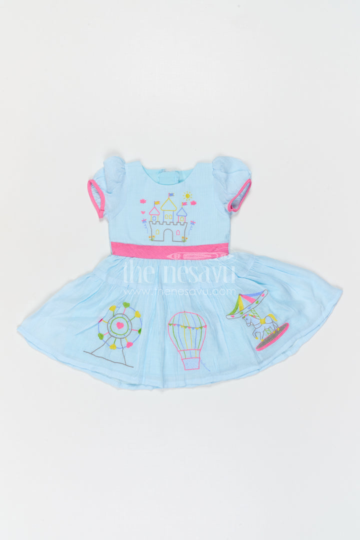 Girls Embroidered Frock for Outings and Family Celebrations