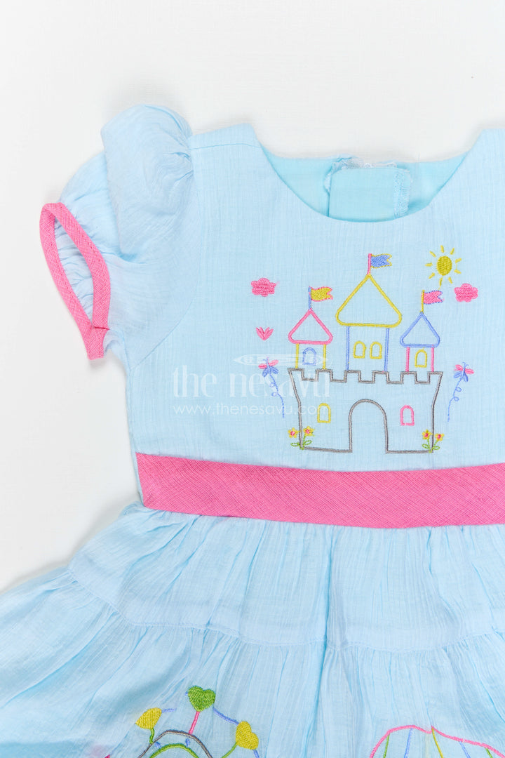 Girls Embroidered Frock for Outings and Family Celebrations