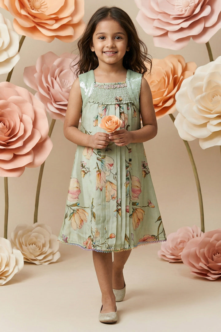 Girls Dress for Summer Outings and Light Festive Wear