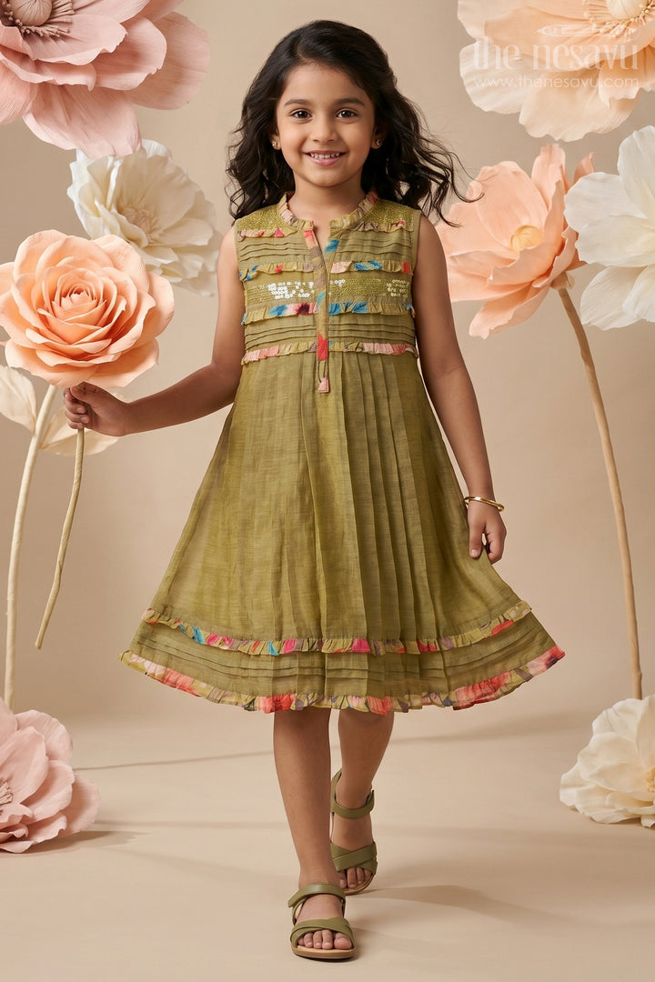 Girls Cotton Frock for Birthday Outings and Everyday Twirling