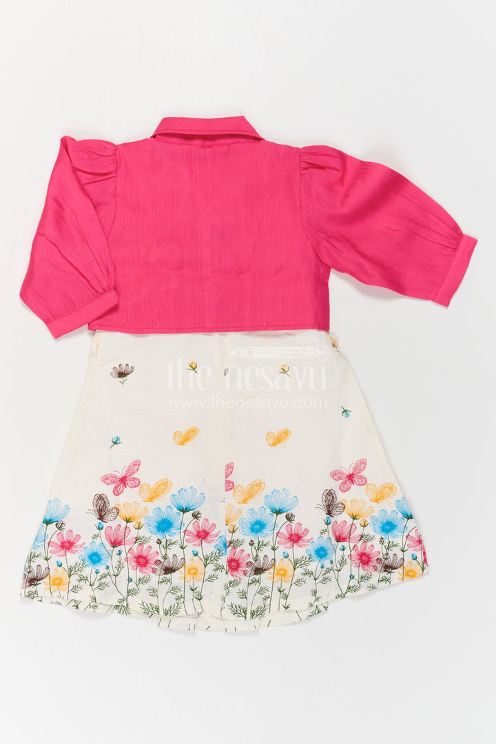 Girls Frock with Jacket Style for Festive Outings and Functions