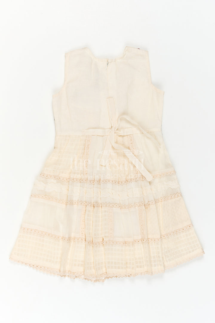 Girls Cotton Frock with Jacket for Festive Wear and Outings