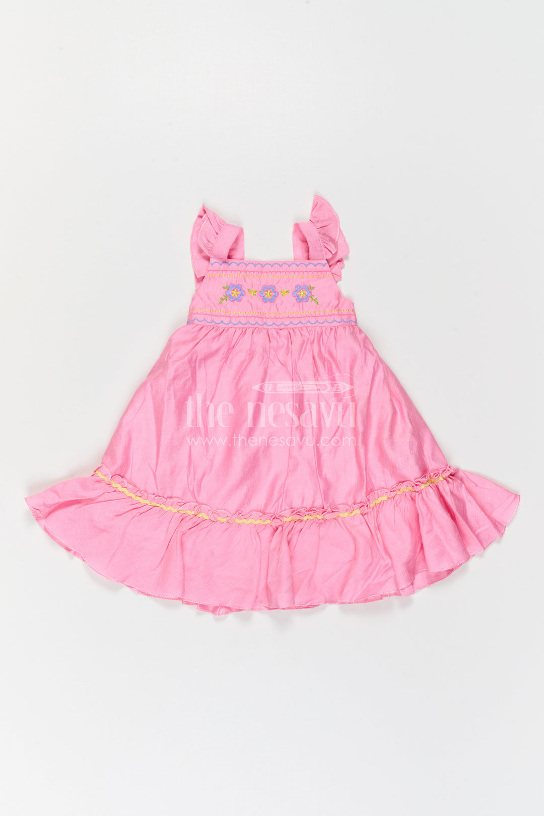 Girls Embroidered Frock for Birthdays and Festive Gatherings