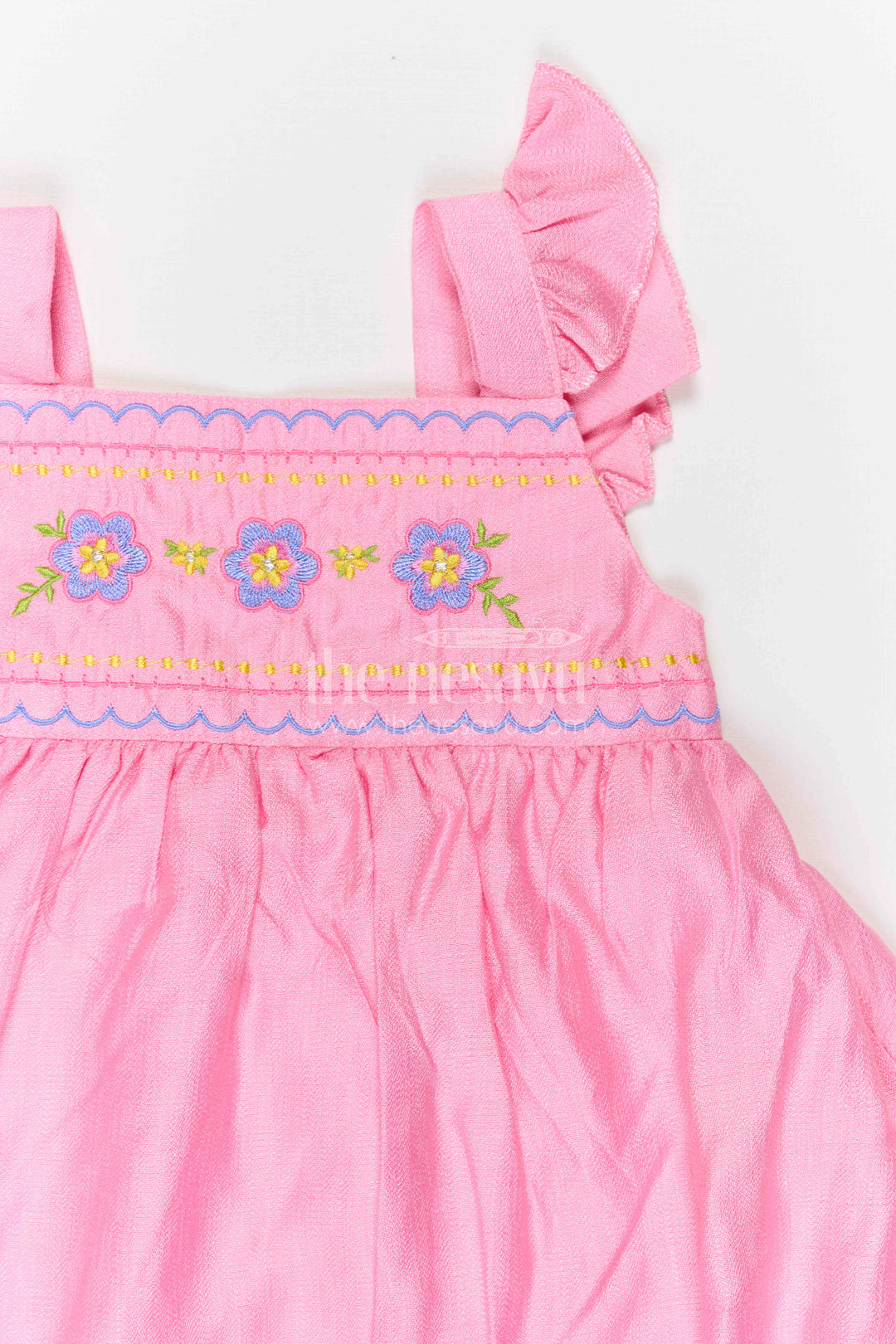 Girls Embroidered Frock for Birthdays and Festive Gatherings