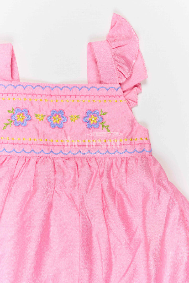 Girls Embroidered Frock for Birthdays and Festive Gatherings