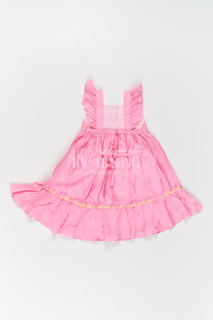 Girls Embroidered Frock for Birthdays and Festive Gatherings