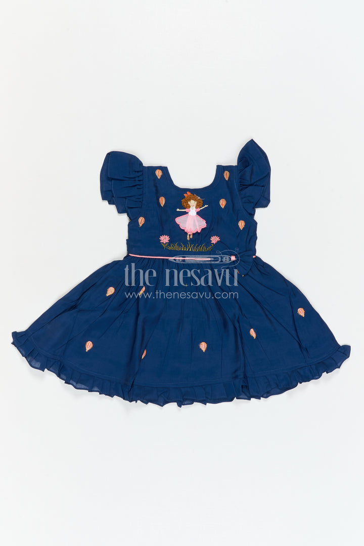 Girls Embroidered Frock for Birthdays and Festive Celebrations