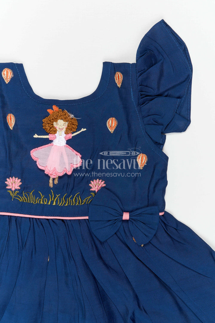 Girls Embroidered Frock for Birthdays and Festive Celebrations