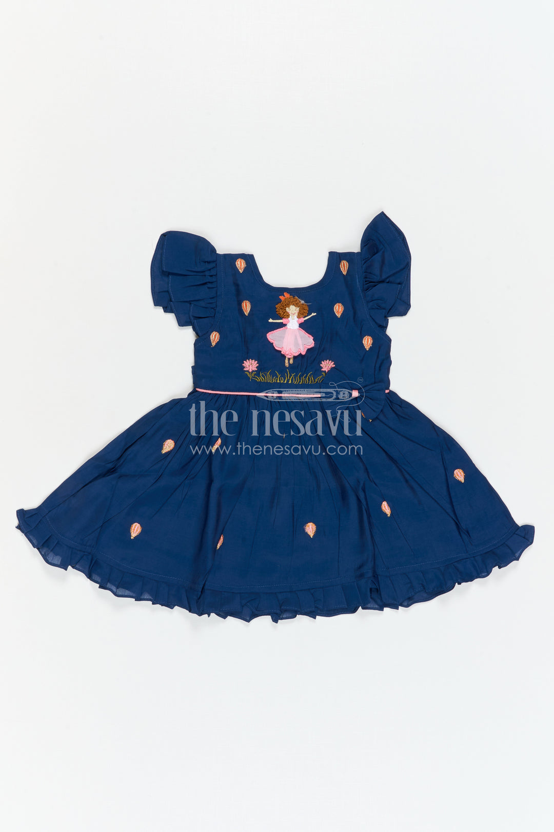Girls Embroidered Frock for Birthdays and Festive Celebrations