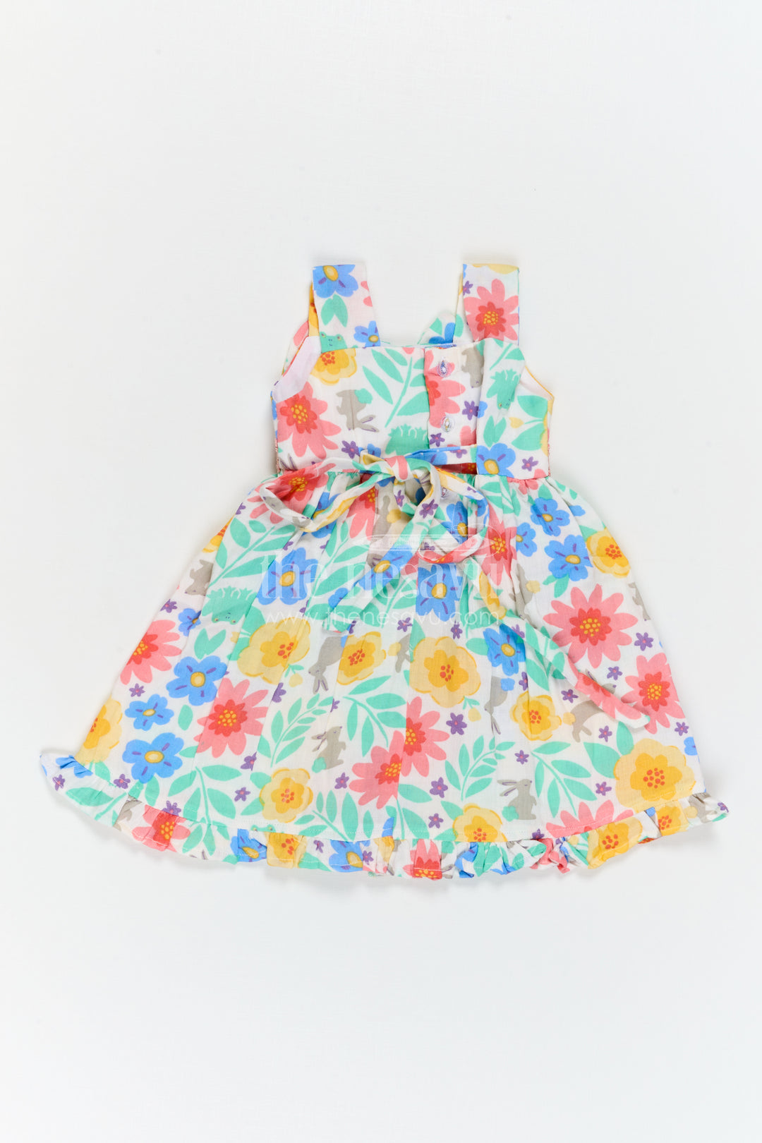 Girls Floral Frock for Summer Vacations and Playful Outings