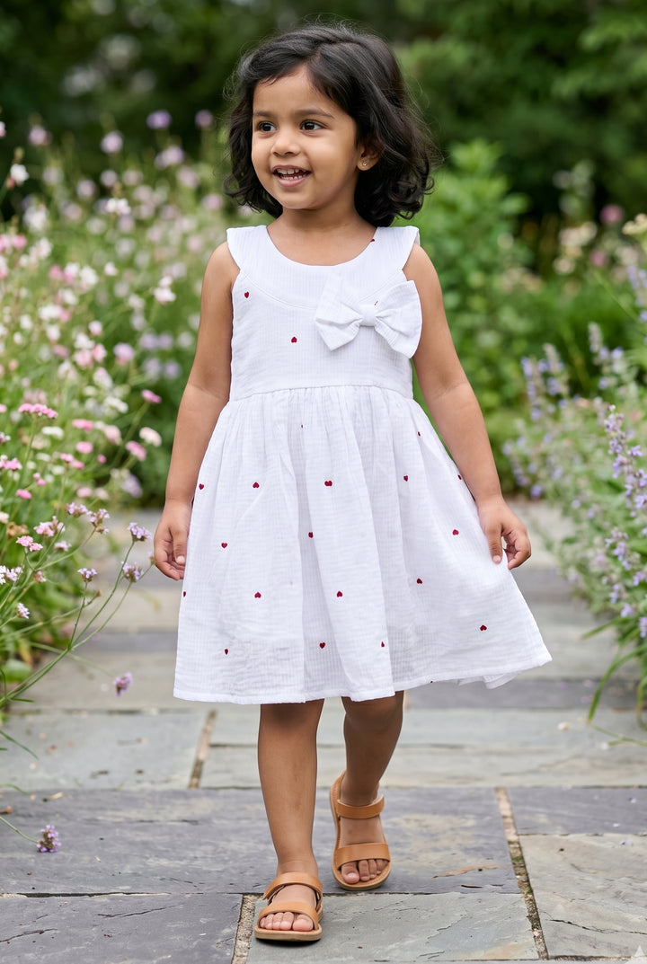 Girls Printed Frock for Casual Birthdays and Summer Outings