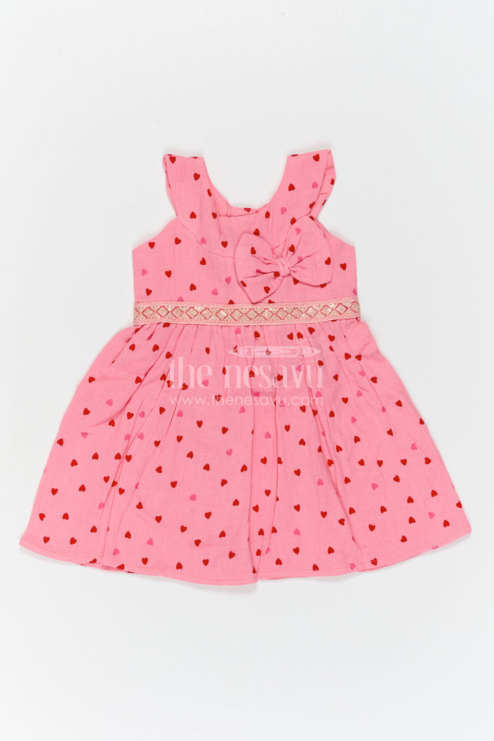 Girls Printed Frock for Birthdays and Playful Outings
