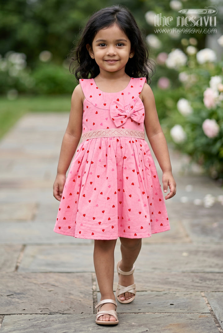 Girls Printed Frock for Birthdays and Playful Outings