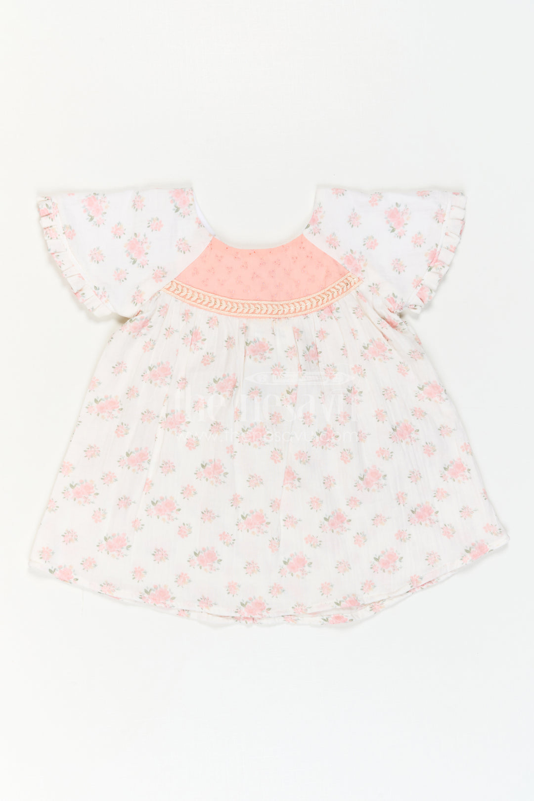 Girls Floral Frock for Summer Holidays and Family Outings