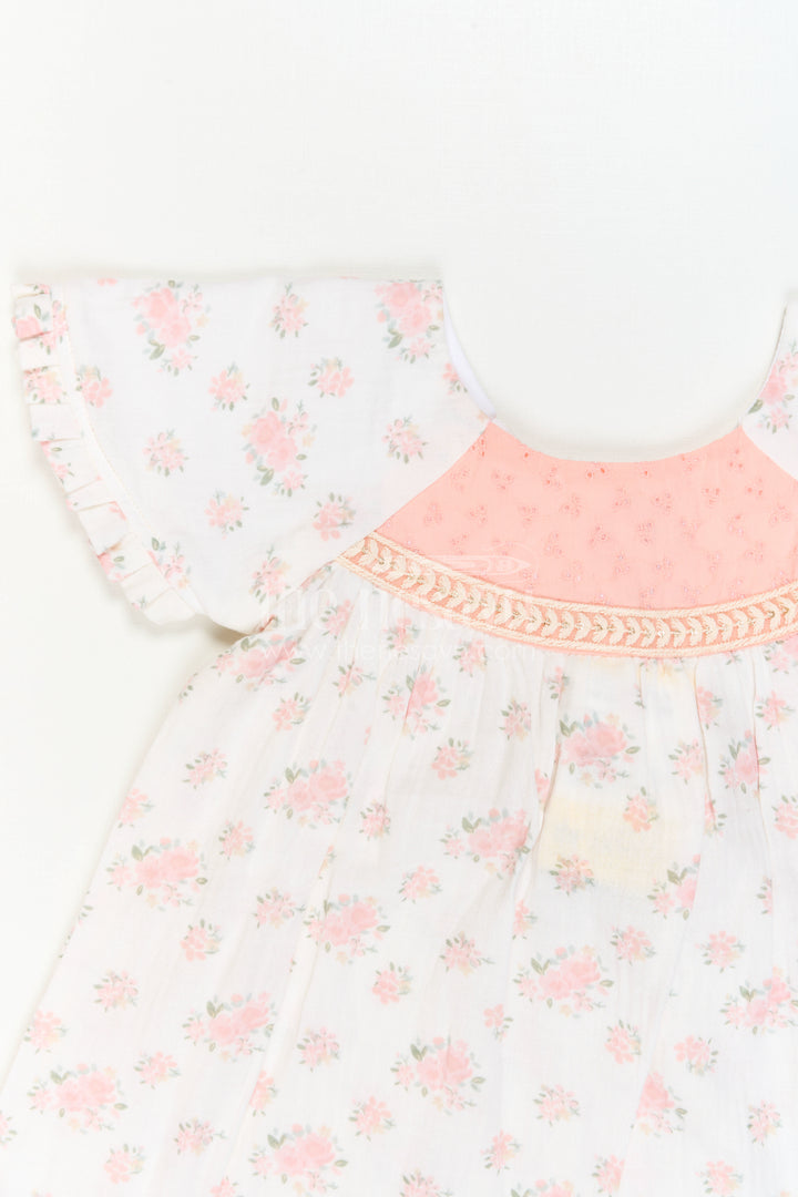 Girls Floral Frock for Summer Holidays and Family Outings