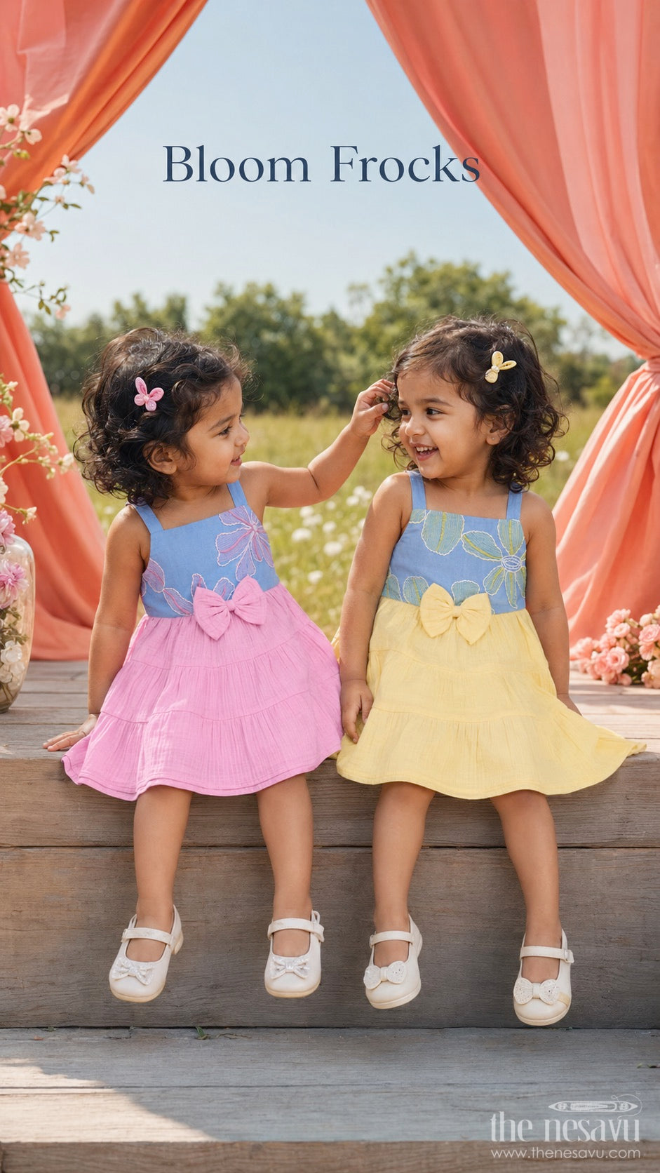 Baby Girl Sleeveless Frock for Summer Outings and Playdates