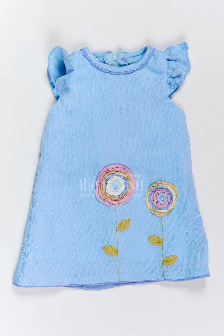 Girls Applique Frock for Playtime Birthdays and Relaxed Family Days