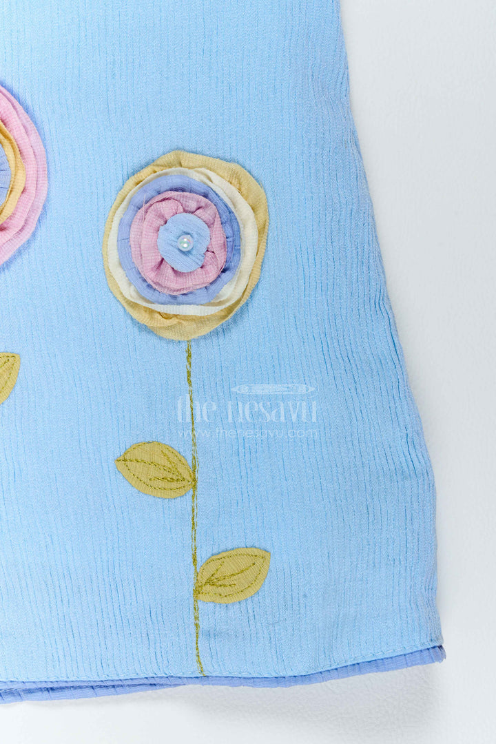 Girls Applique Frock for Playtime Birthdays and Relaxed Family Days
