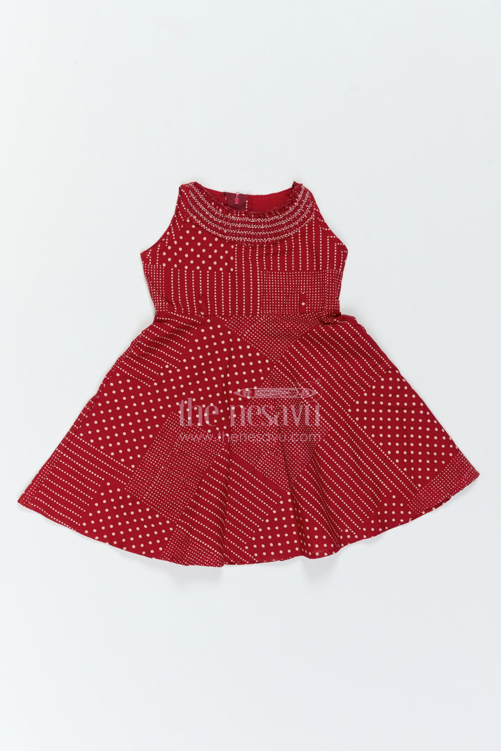 Girls Smocked Cotton Frock for Birthdays Parties and Family Outings