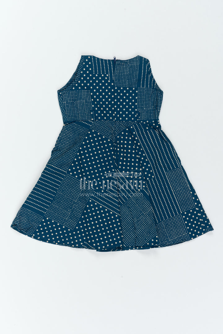 Girls Printed Cotton Dress for Holidays Family Lunches and Birthday Outings