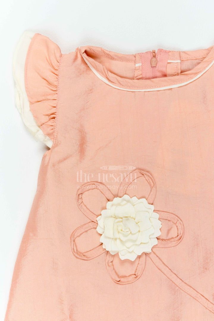 Girls Ruffle Sleeve Frock for Family Days Holidays and Birthday Outings
