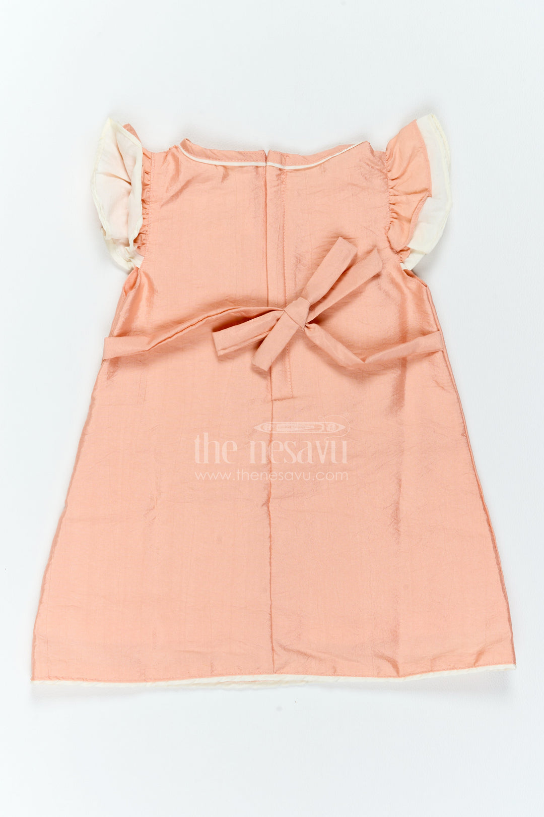 Girls Ruffle Sleeve Frock for Family Days Holidays and Birthday Outings