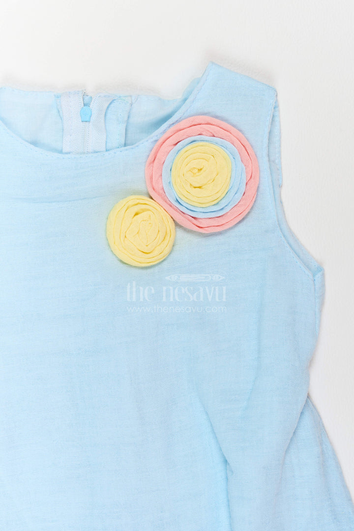 Girls Layered Hem Frock for Birthdays Playtime and Cheerful Day Outings