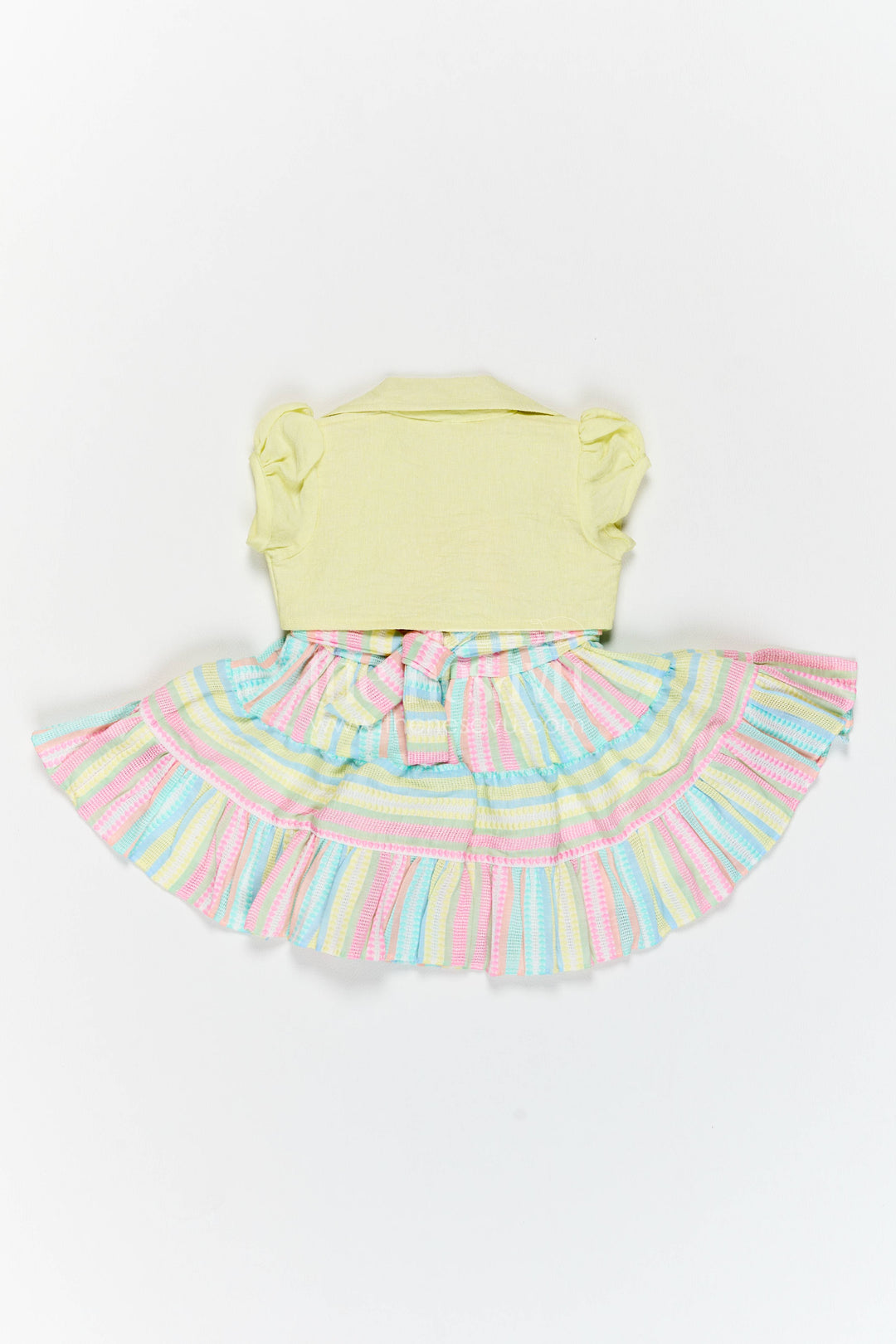Girls Frock Dress with Smart Tailoring for Weddings and Parties