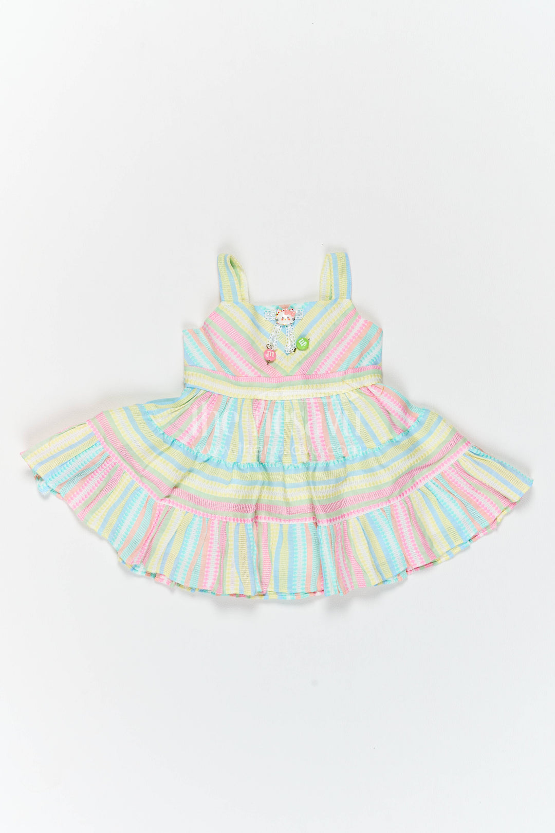 Girls Frock Dress with Smart Tailoring for Weddings and Parties