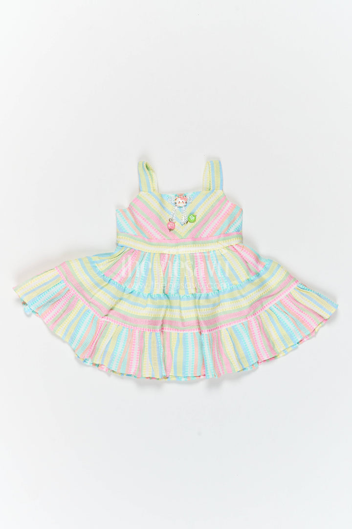 Girls Frock Dress with Smart Tailoring for Weddings and Parties