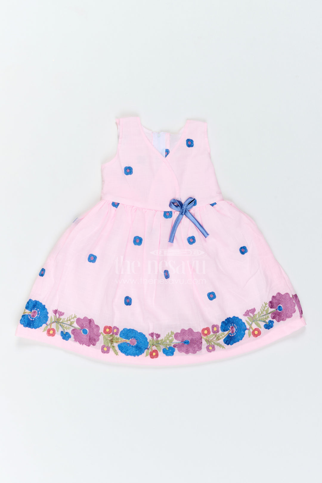 Girls Floral Hem Frock for Birthdays Garden Parties and Photo Moments
