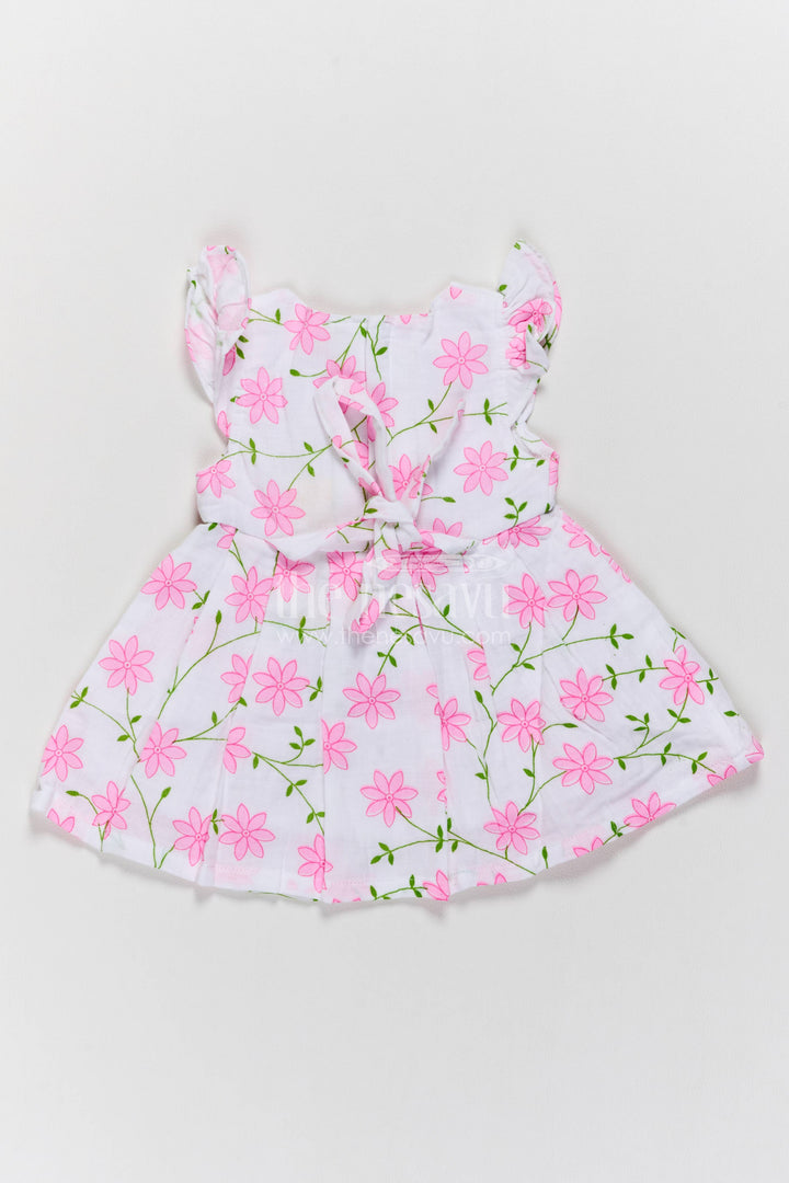 Cotton Dress for Girls in Pink for Family Celebrations