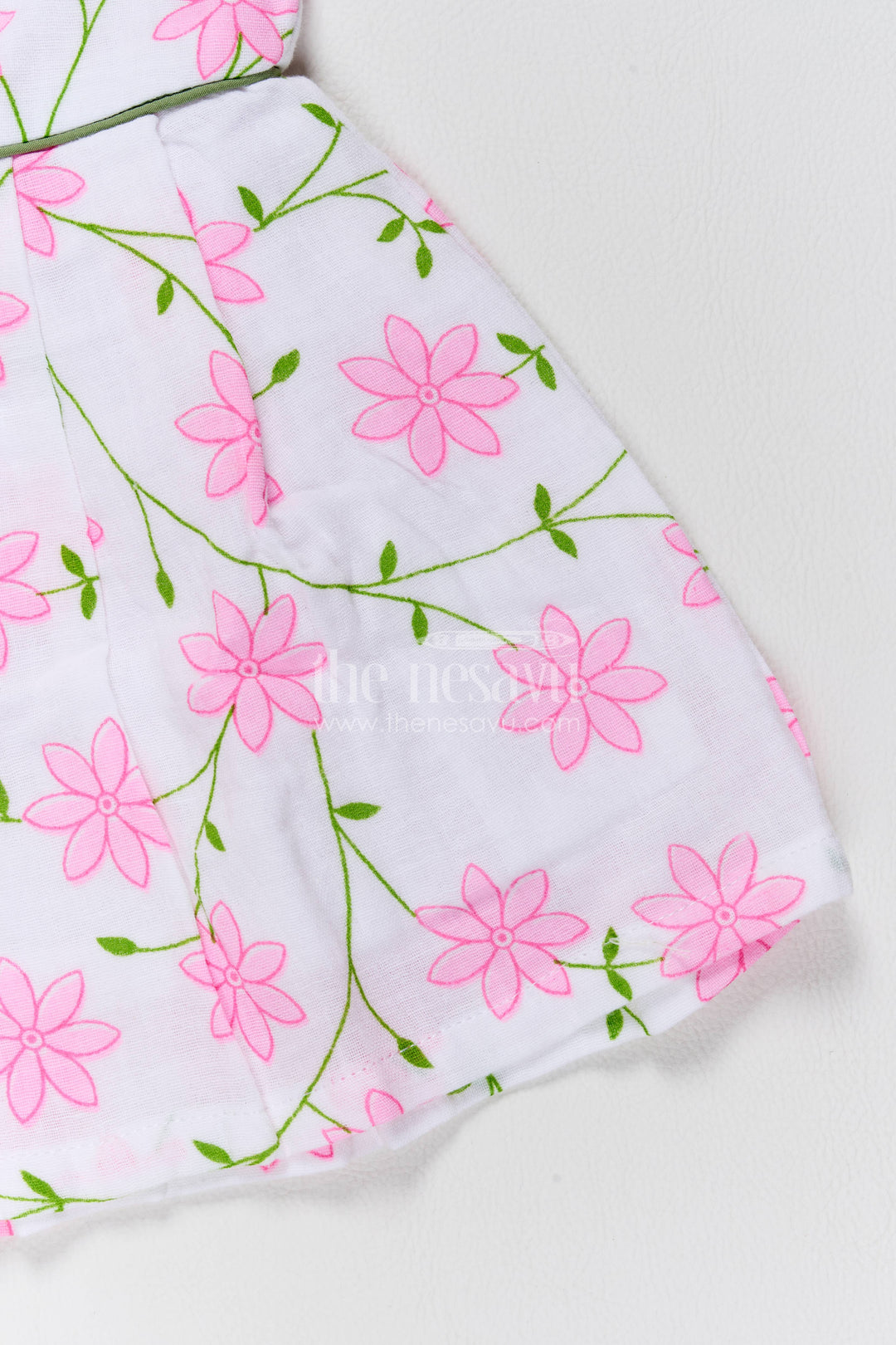Cotton Dress for Girls in Pink for Family Celebrations