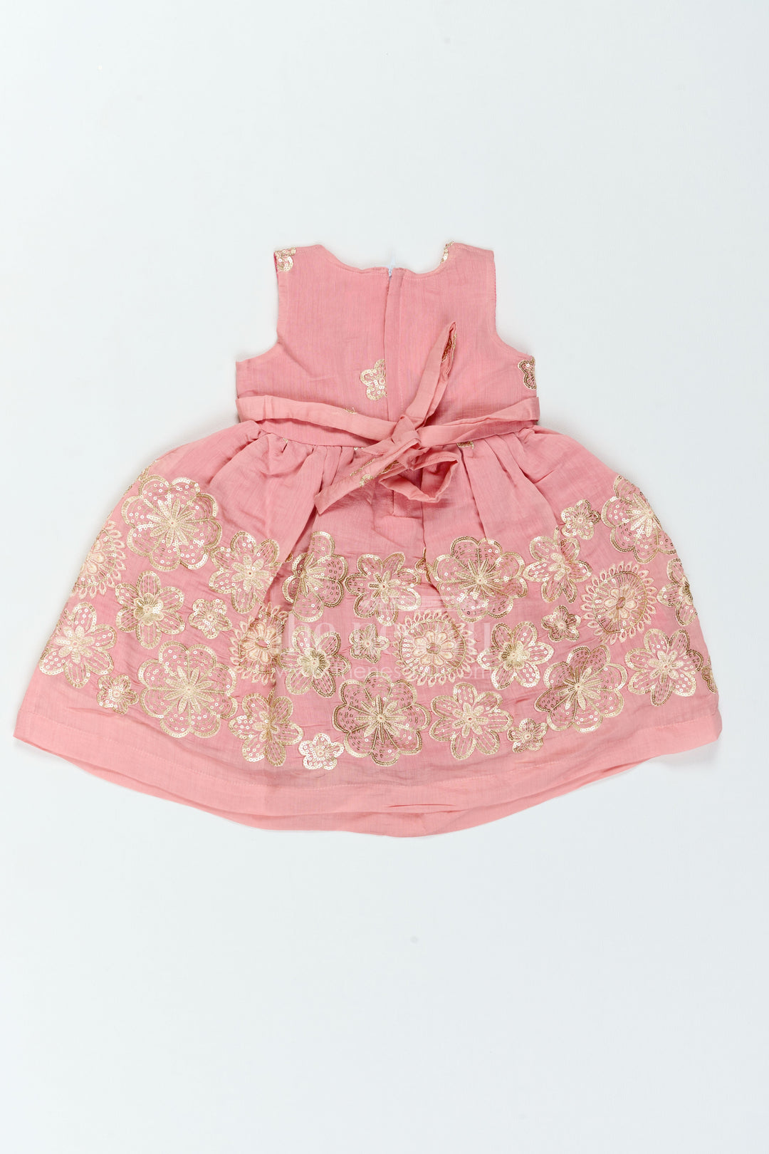 Girls Brocade Party Frock for Weddings Birthdays and Festive Functions