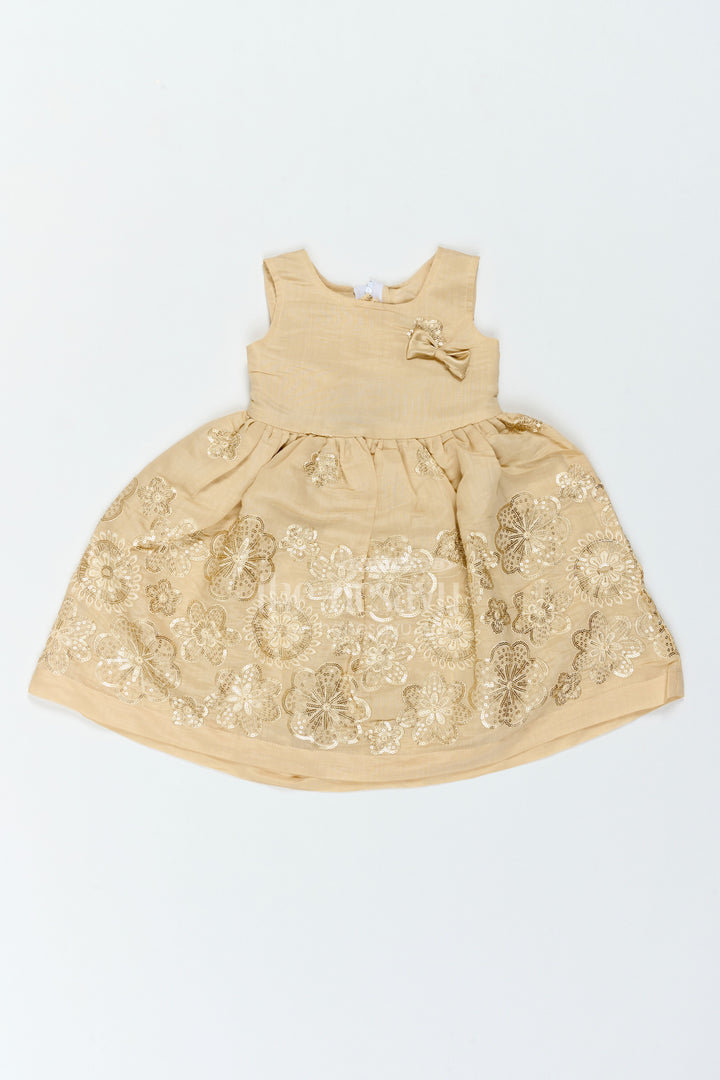 Girls Festive Brocade Frock for Receptions Family Events and Party Days